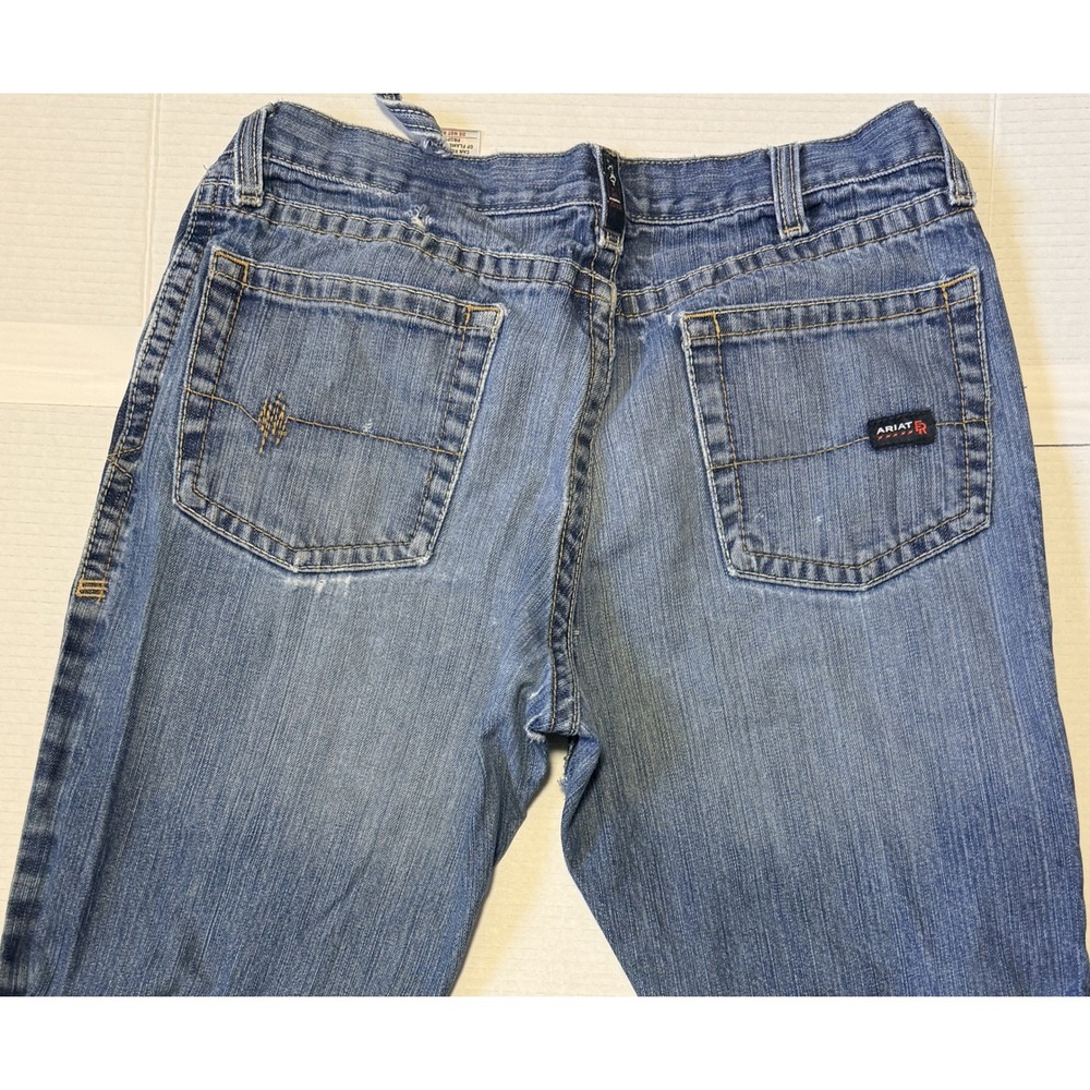 ARIAT M4 FR - Men's Low Rise Bootcut Flame Resistant Denim Jeans - Size 34x34